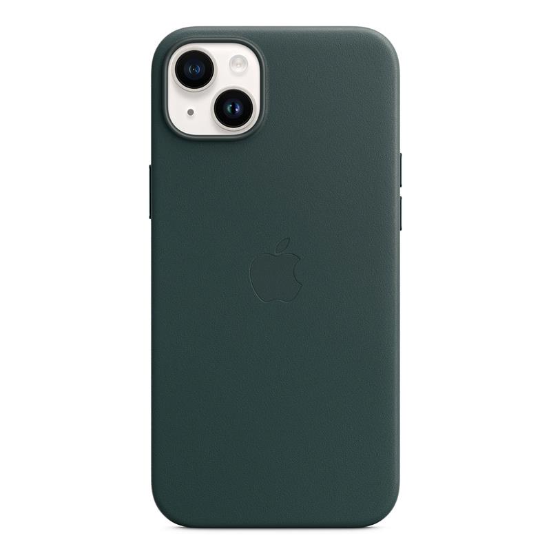 Apple iPhone 14 Plus Leather Case with MagSafe-Forest Green