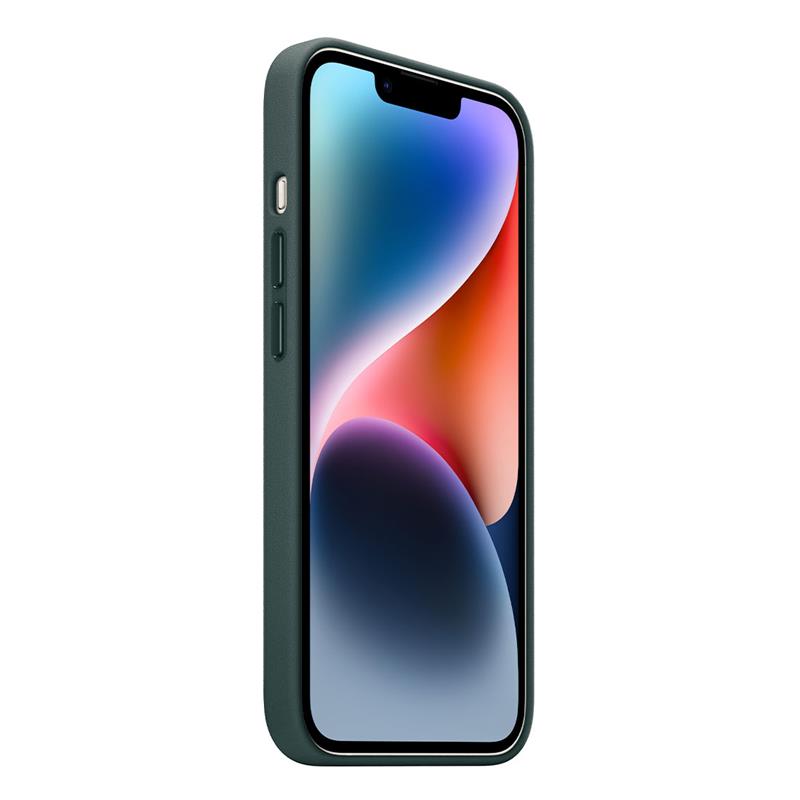 Apple iPhone 14 Plus Leather Case with MagSafe-Forest Green