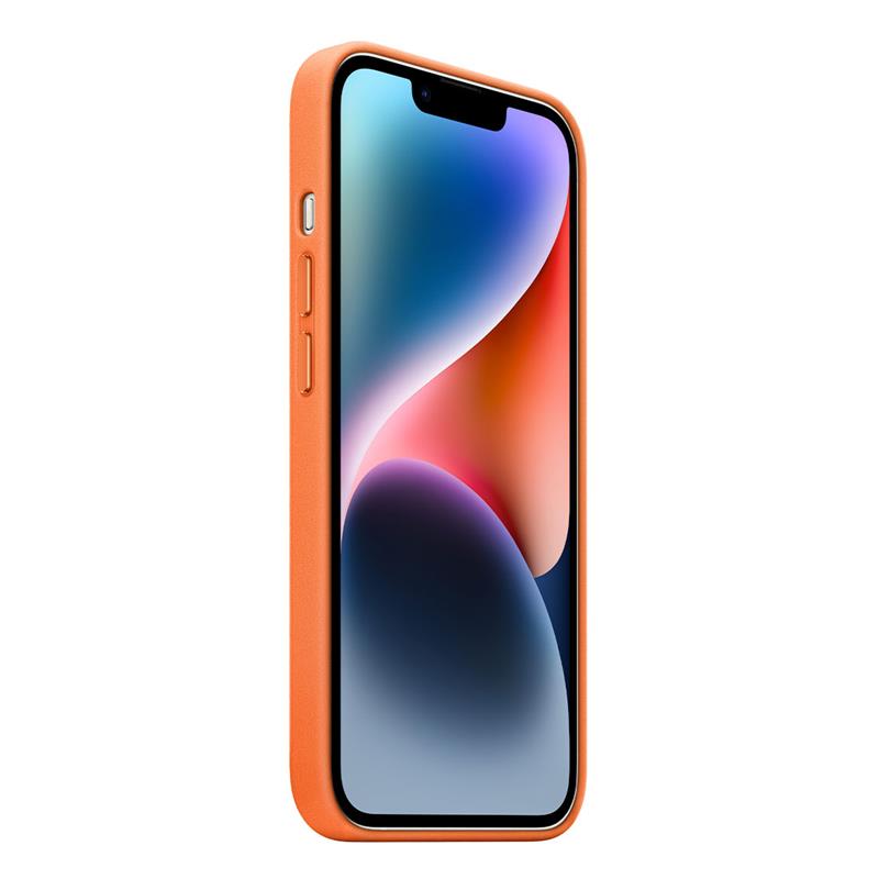 Apple iPhone 14 Plus Leather Case with MagSafe-Orange