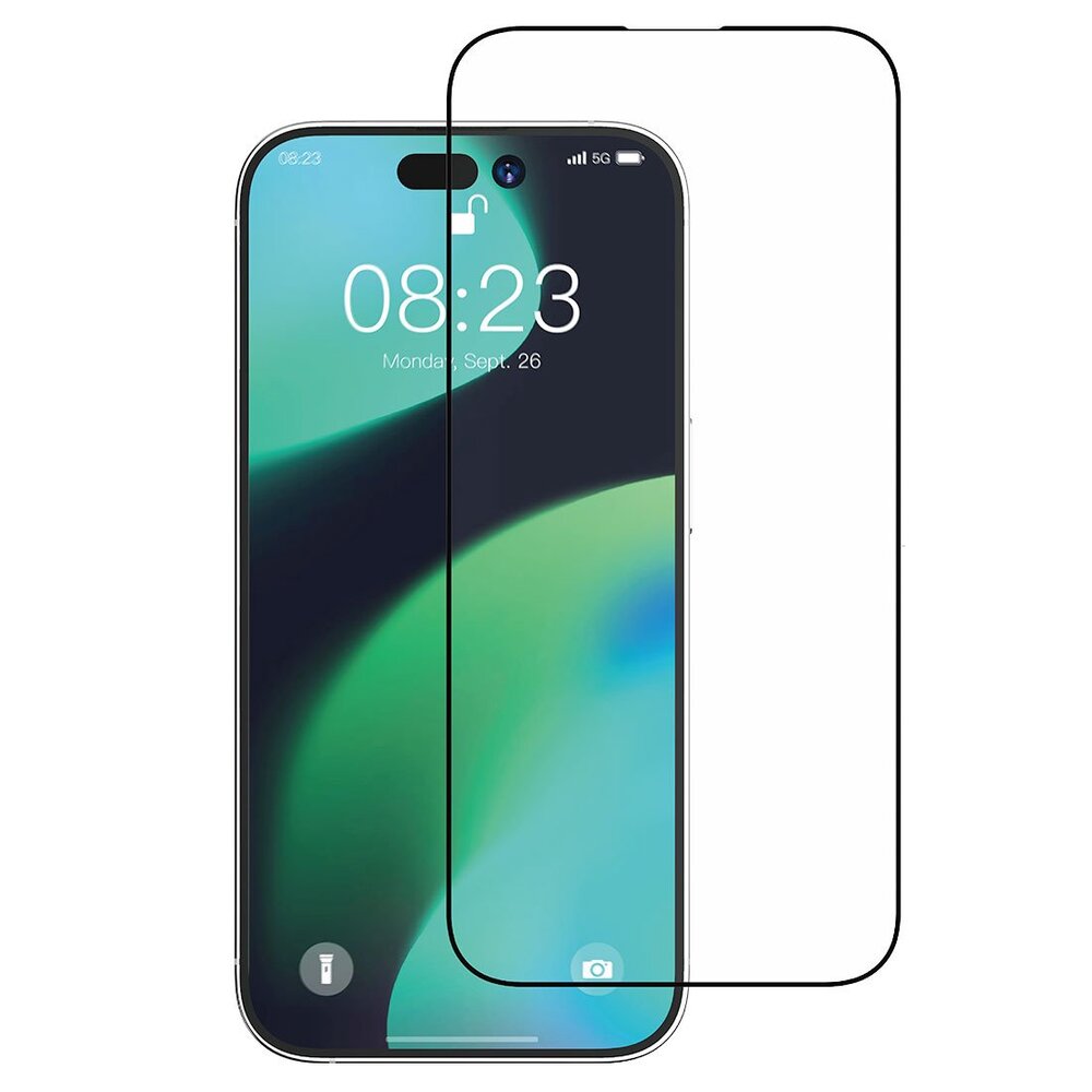 Devia ochranné sklo Van Series Ultra-Thin pre iPhone 14 Plus/13 Pro Max - Black Frame