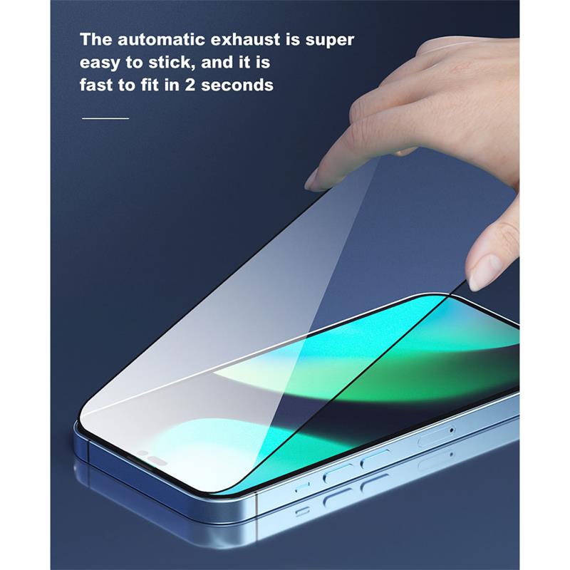 Devia ochranné sklo Van Series Ultra-Thin pre iPhone 14 Plus/13 Pro Max - Black Frame
