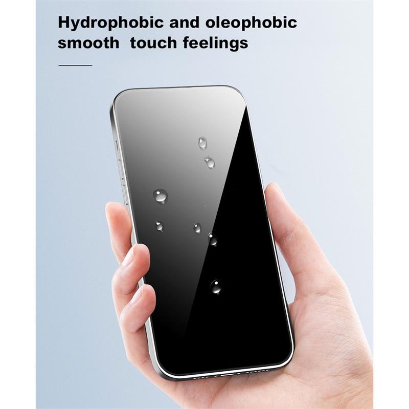 Devia ochranné sklo Van Series Anti-Static AT pre iPhone 14 Plus/13 Pro Max - Black Frame