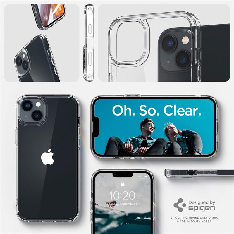 Spigen kryt Crystal Hybrid pre iPhone 14 Plus - Crystal Clear