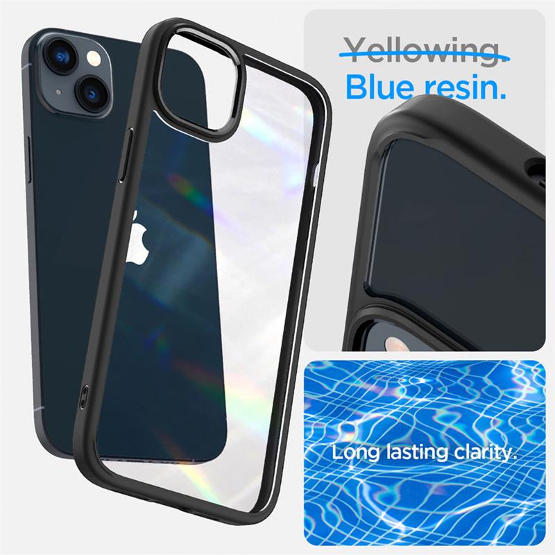 Spigen kryt Crystal Hybrid pre iPhone 14 Plus - Matte Black
