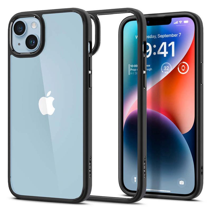 Spigen kryt Crystal Hybrid pre iPhone 14 Plus - Matte Black