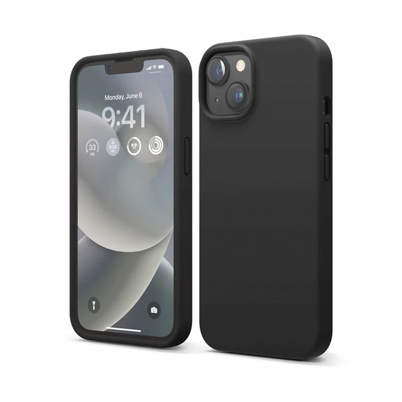 Elago kryt Silicone Case pre iPhone 14 - Black