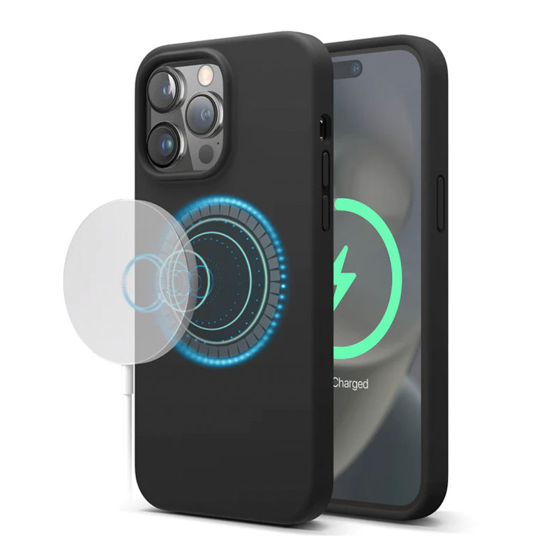 Elago kryt Silicone Case Magsafe pre iPhone 14 Pro Max - Black