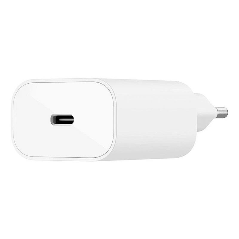 Belkin 25W PD 3.0 PPS USB-C Wall Charger + USB-C/Lightning kábel 1m - White