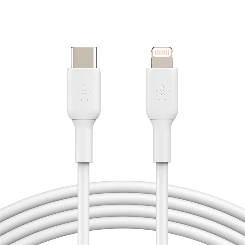 Belkin 25W PD 3.0 PPS USB-C Wall Charger + USB-C/Lightning kábel 1m - White