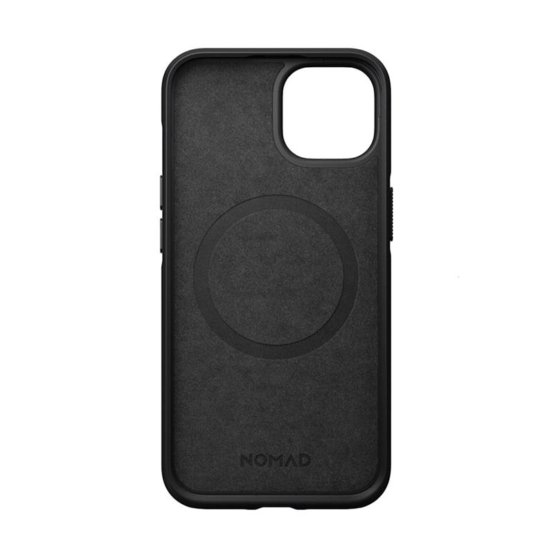 Nomad kryt Modern Leather Case Magsafe pre iPhone 14 - Black