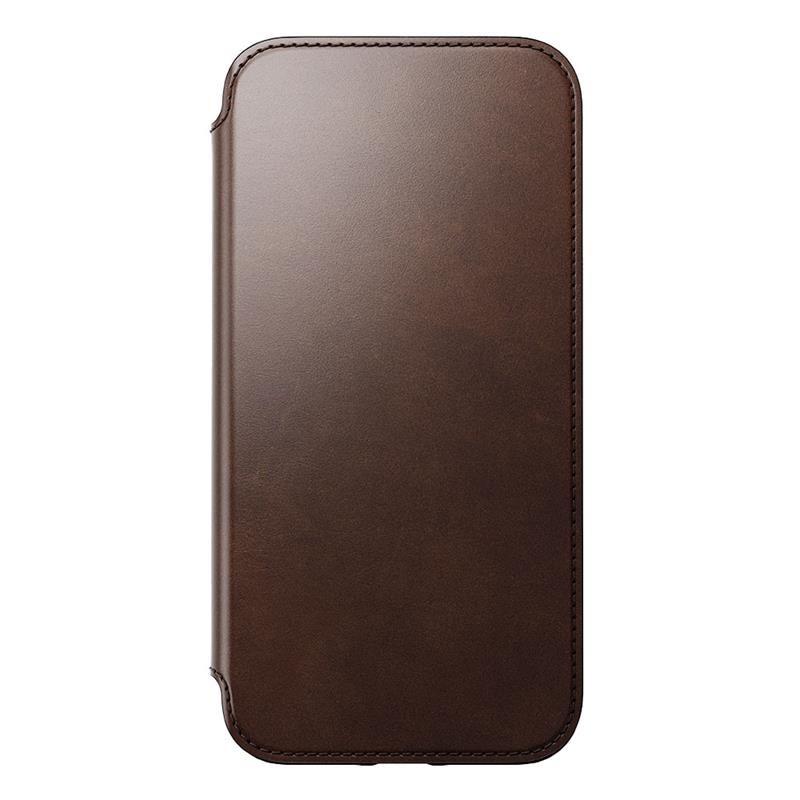 Nomad puzdro Modern Leather Folio Magsafe Horween pre iPhone 14 Pro Max - Rustic Brown