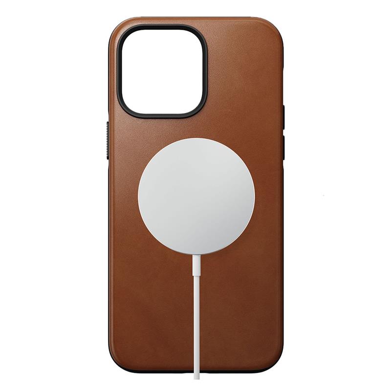 Nomad kryt Modern Leather Case Magsafe pro iPhone 14 Pro Max - English Tan