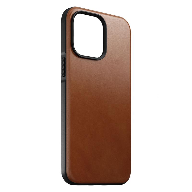 Nomad kryt Modern Leather Case Magsafe pro iPhone 14 Pro Max - English Tan