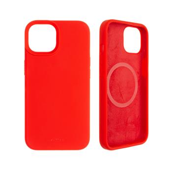 FIXED kryt MagFlow s podporou MagSafe pro Apple iPhone 14, červený