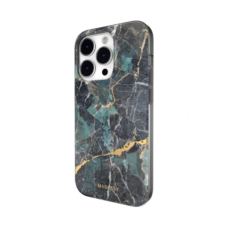 SwitchEasy kryt Marble Case pre iPhone 14 Pro - Emerald