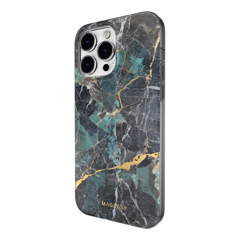 SwitchEasy kryt Marble Case pre iPhone 14 Pro Max - Emerald