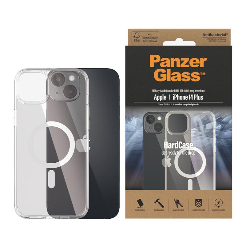 PanzerGlass kryt HardCase Magsafe AB pre iPhone 14 Plus - Clear