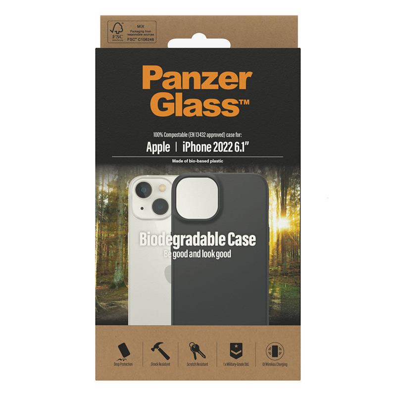 PanzerGlass kryt Biodegradable Case pre iPhone 14 - Black