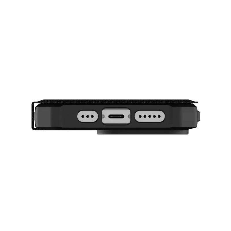 UAG puzdro Metropolis Folio pre iPhone 14 Pro - Kevlar Black