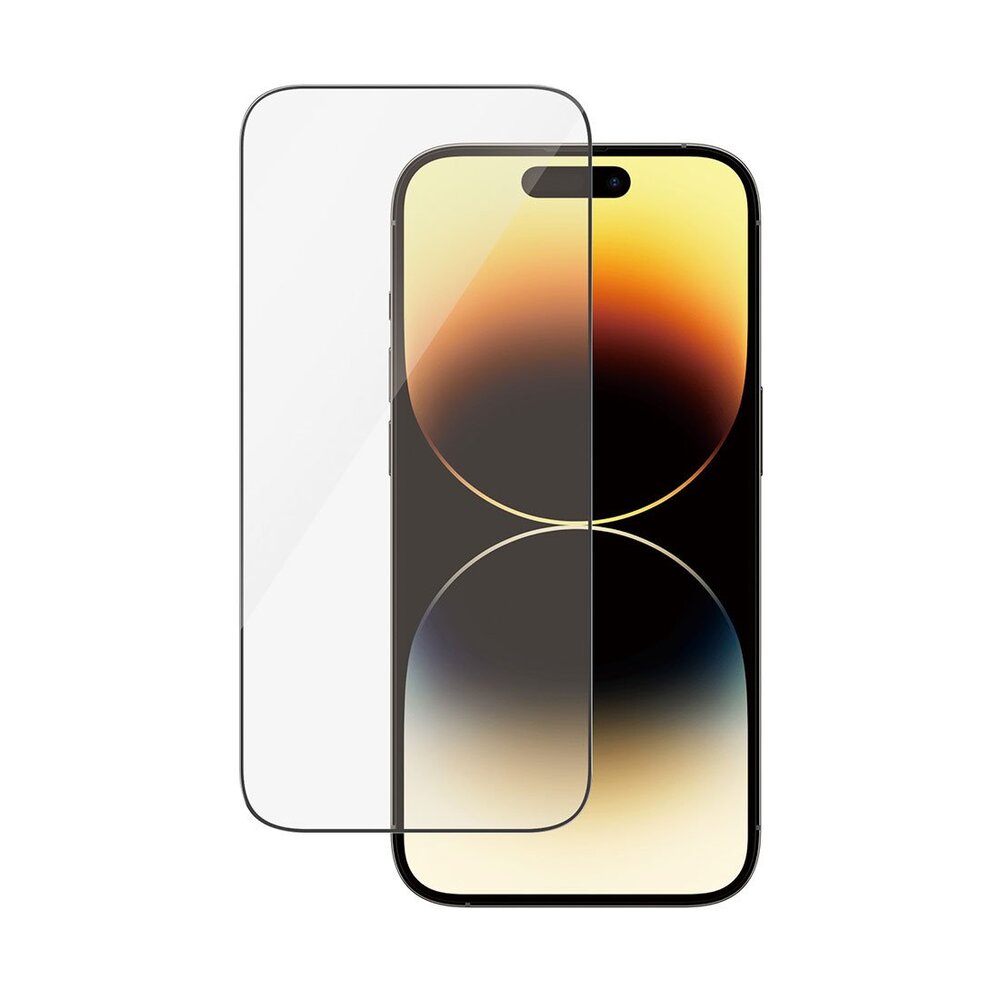 PanzerGlass ochranné sklo UWF AB s aplikátorom pre iPhone 14 Pro - Black Frame