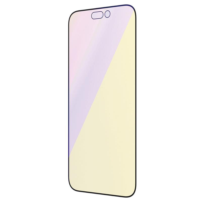 PanzerGlass ochranné sklo UWF AB Anti-Bluelight pre iPhone 14 Pro Max - Black Frame