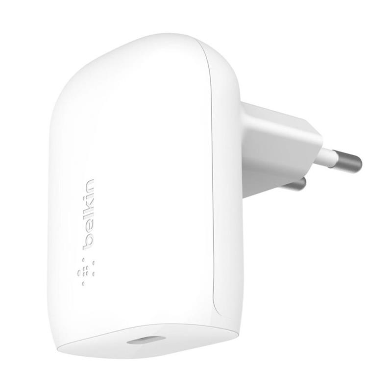 Belkin 30W PD 3.0 PPS USB-C Wall Charger + USB-C/USB-C kábel 1m - White