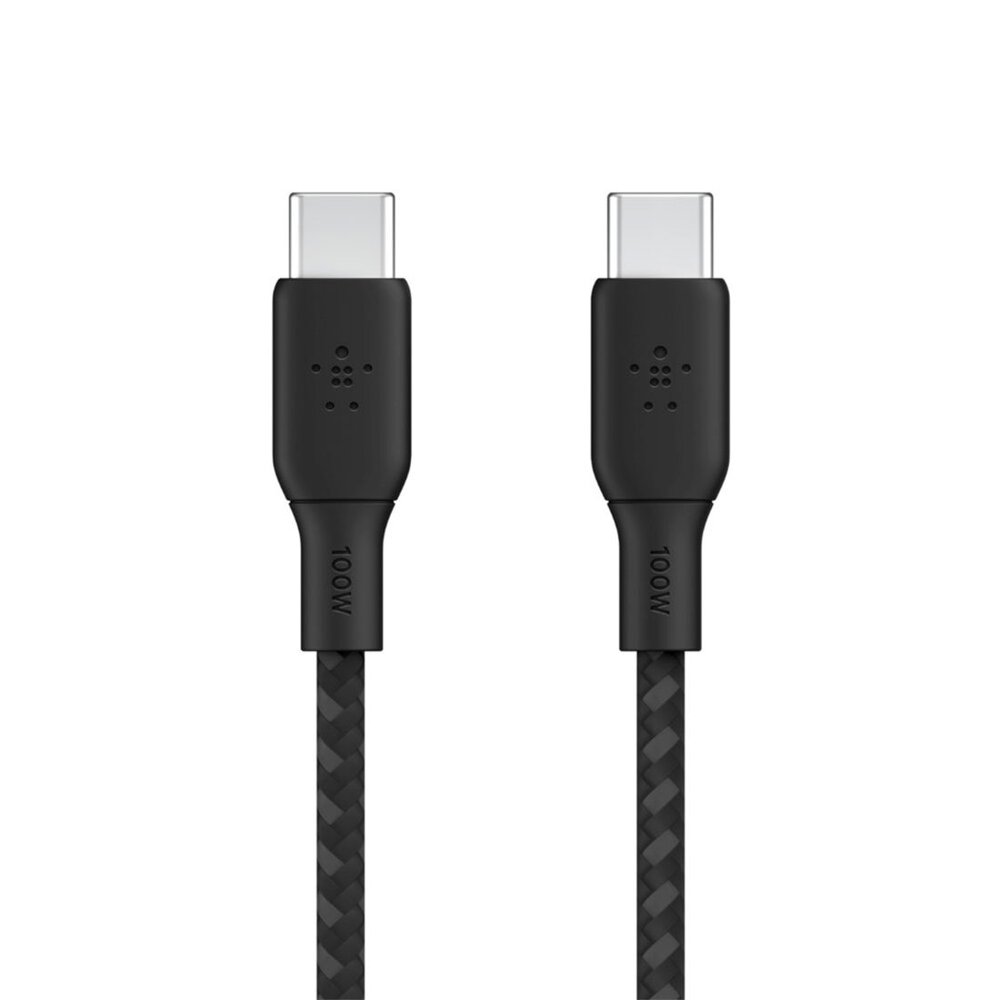 Belkin kabel Boost Charge Double-Braided USB-C to USB-C 100W 2m-Black