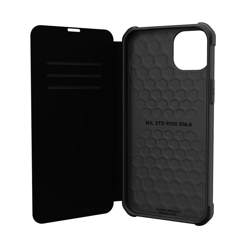 UAG puzdro Metropolis Folio pre iPhone 14 Plus - Kevlar Black