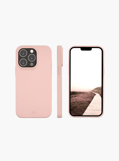 dbramante1928 - Puzdro Monaco kompatibilné s MagSafe pre iPhone 14 Pro Max, pink sand