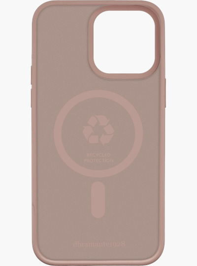 dbramante1928 - Puzdro Monaco kompatibilné s MagSafe pre iPhone 14 Pro Max, pink sand