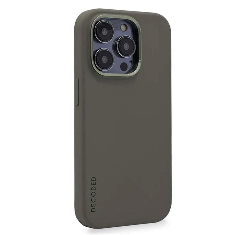 Decoded kryt Silicone Backcover MagSafe pro iPhone 14 Pro Max - Olive