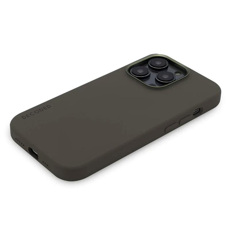 Decoded kryt Silicone Backcover MagSafe pro iPhone 14 Pro Max - Olive