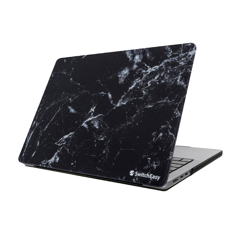SwitchEasy Hardshell Marble Case pre MacBook Air 13" M2/M3/M4 - Black Marble