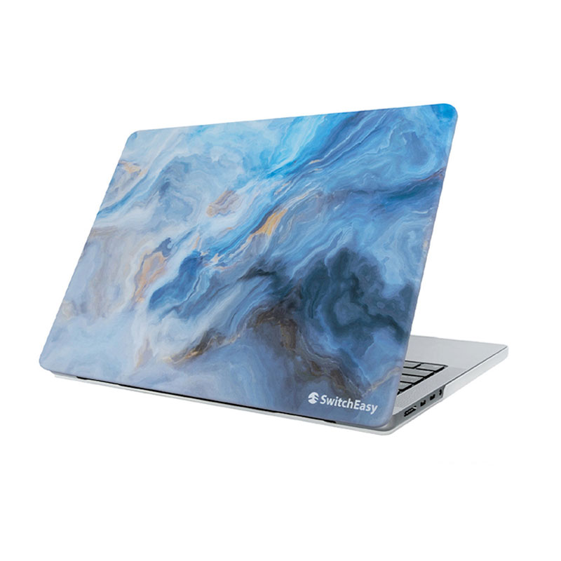 SwitchEasy Hardshell Marble Case pre MacBook Air 13" M2/M3/M4 - Marine Blue