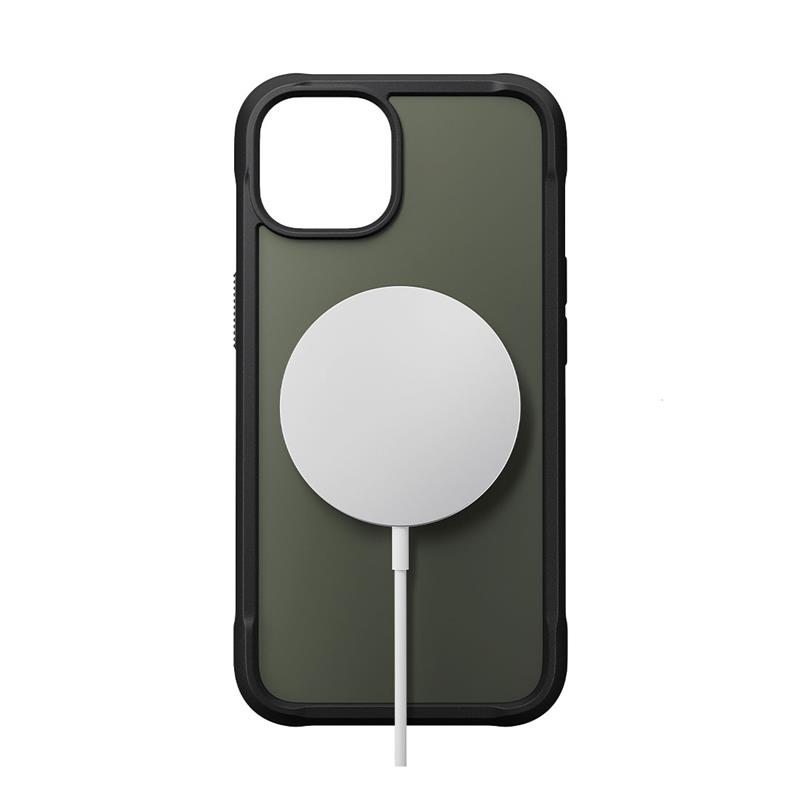 Nomad kryt Protective Case Magsafe pre iPhone 14 - Ash Green