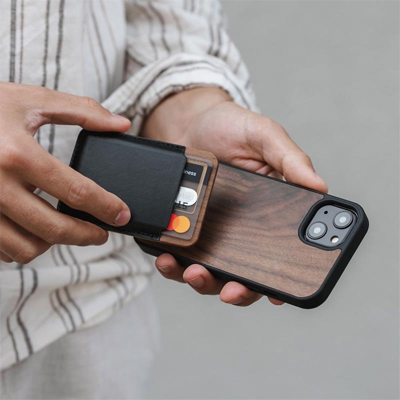 Woodcessories kryt Bumper Case MagSafe pre iPhone 14 Plus - Walnut