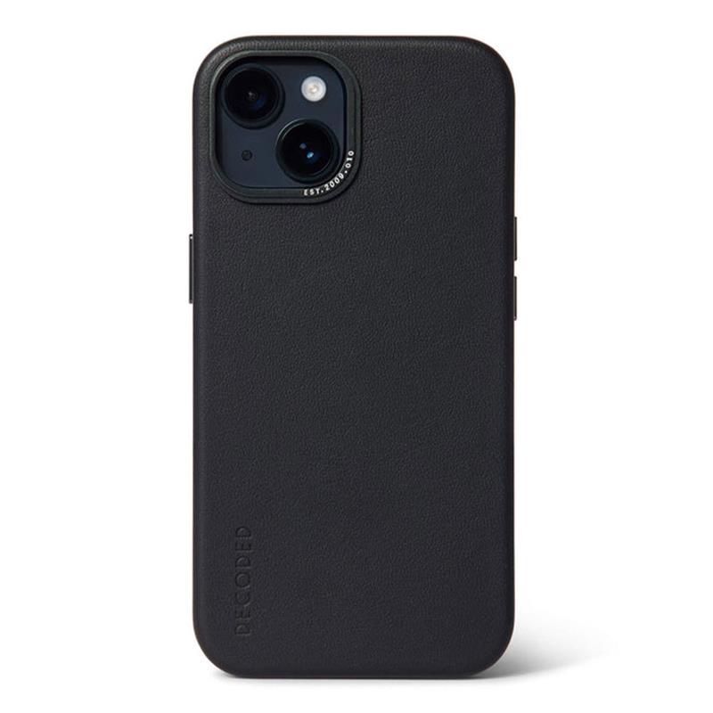 Decoded kryt Leather Backcover MagSafe pro iPhone 14 Plus - Black