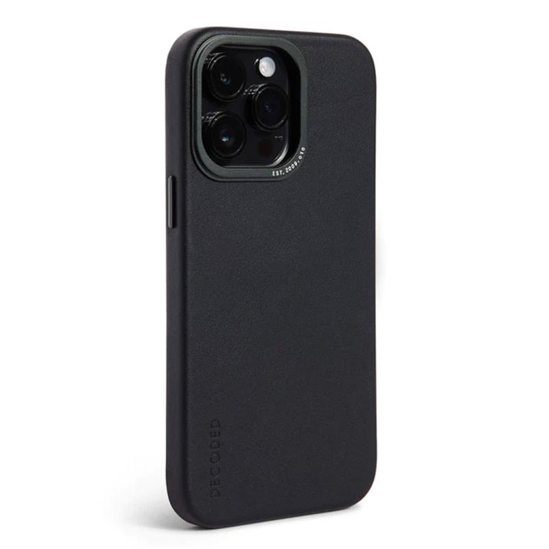 Decoded kryt Leather Backcover MagSafe pro iPhone 14 Pro Max - Black