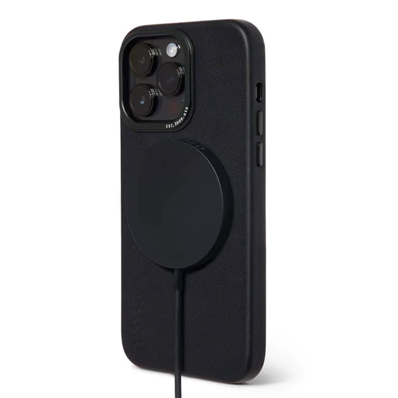 Decoded kryt Leather Backcover MagSafe pro iPhone 14 Pro Max - Black