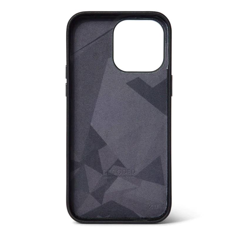 Decoded kryt Leather Backcover MagSafe pro iPhone 14 Pro Max - Black