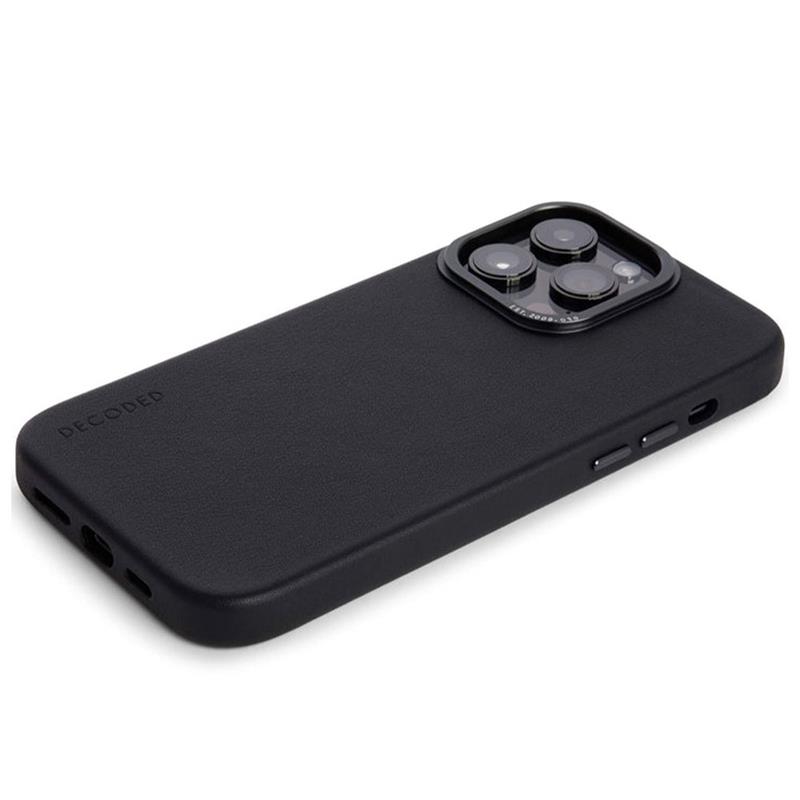 Decoded kryt Leather Backcover MagSafe pro iPhone 14 Pro Max - Black