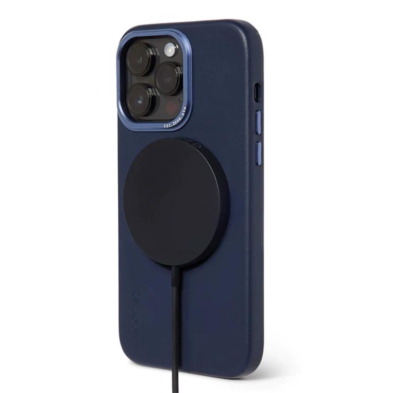 Decoded kryt Leather Backcover MagSafe pro iPhone 14 Pro Max - Navy