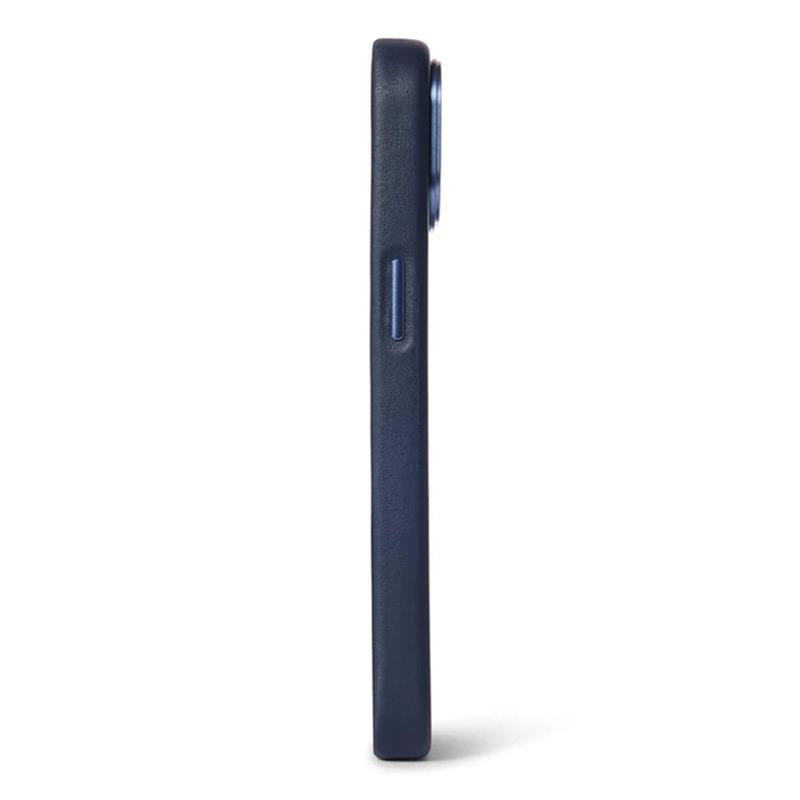 Decoded kryt Leather Backcover MagSafe pro iPhone 14 Plus - Navy