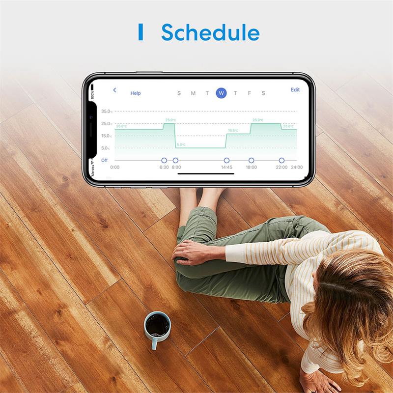 Meross Smart Wi-Fi Termostat pro elektrické podlahové topení