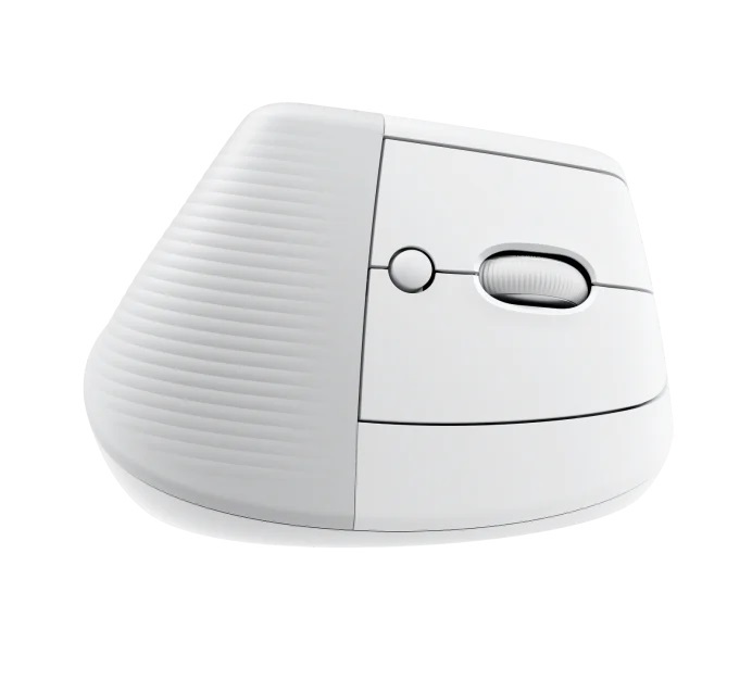 Logitech Lift for Mac Vertical ergonomická myš - white / pale grey