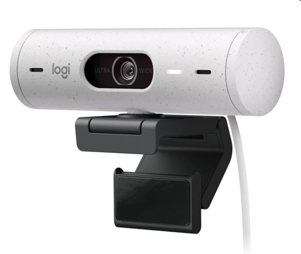 Logitech BRIO 500 - webcam, Full HD - biela