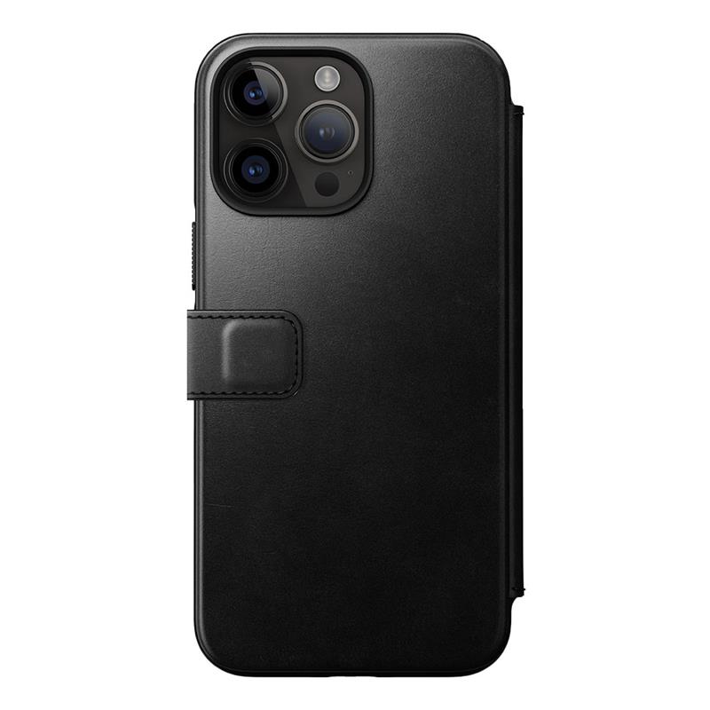 Nomad puzdro Modern Leather Folio Magsafe Horween pre iPhone 14 Pro Max - Black