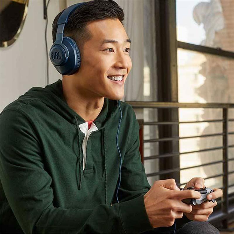 JBL Quantum 100 Blue slúchadlá