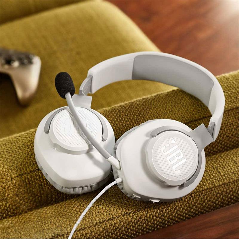 JBL Quantum 100 White slúchadlá