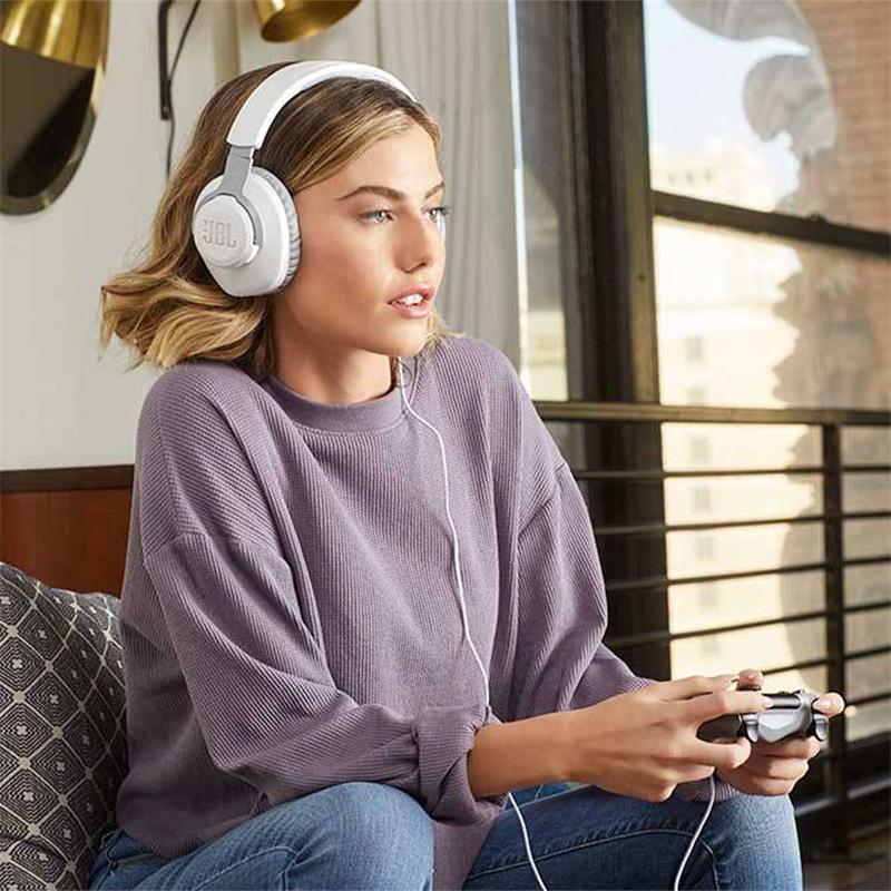 JBL Quantum 100 White slúchadlá